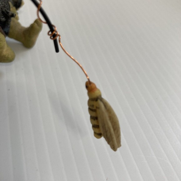 Father & Son Fly Fishing Boyds Bears & Friends Frog Resin Figurine 4 x 4 x 3 in - Picture 12 of 14